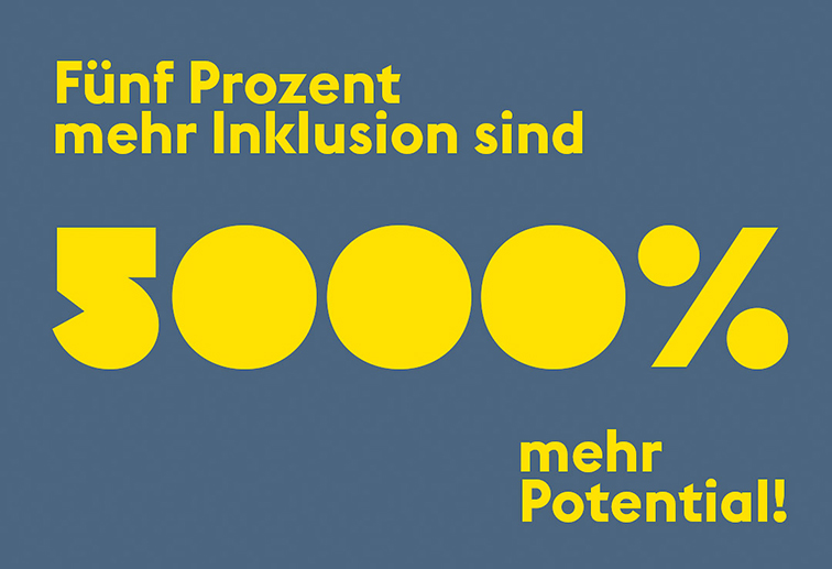 Aktionsbündnis "Inklusion Münsterland" - 5 Prozent mehr Inklusion sind ...